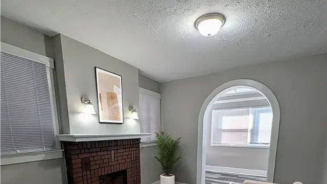 The living room inside the Harlem House