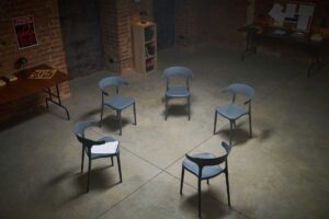 empty chairs arranged in circle suggesting group t 2025 08 11 10 30 54 utc ultra optimized